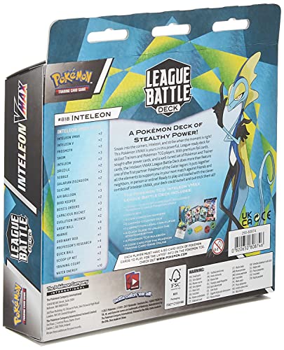 Pokemon- Inteleon VMAX League Battle Deck, Multicolor (290-80874)