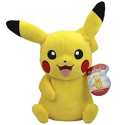 PoKéMoN Pokemon BO97879 - Peluche de Pikachu (30 cm), Realista, Supersuave, Realista, para abrazar y amar, Multicolor