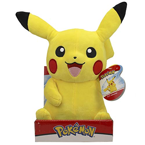 PoKéMoN Pokemon BO97879 - Peluche de Pikachu (30 cm), Realista, Supersuave, Realista, para abrazar y amar, Multicolor