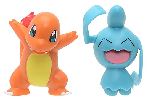 Pokemon Selección Battle Figures Figura de Acción | Juego de Figuras, Figuras del Juego:Wynaut & Charmander