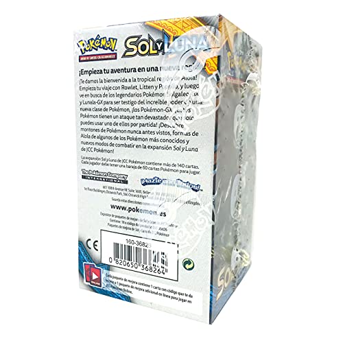 Pokemon Sol y Luna (Caja de 18 sobres en Castellano) (EvolutionJuegos)