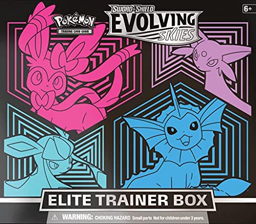 Pokemon TCG: Sword & Shield 7 Evolving Skies Elite Trainer Box - One At Random