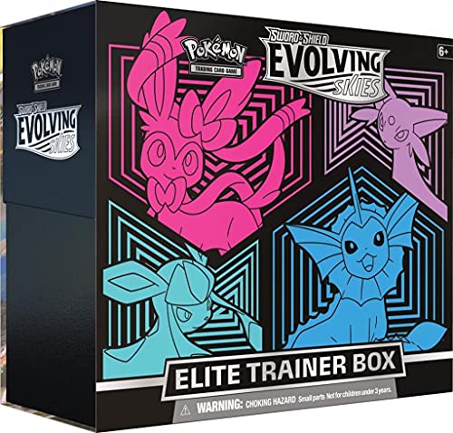 Pokemon TCG: Sword & Shield 7 Evolving Skies Elite Trainer Box - One At Random