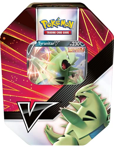 Pokemon TCG: V Strikers Tin Tyranitar V / Empoleon V - One At Random