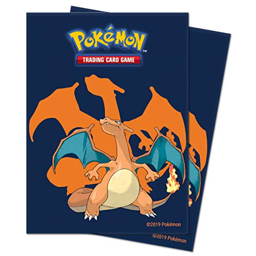 Pokemon- Ultra Pro – Protectores estándar de baraja Charizard (65 Unidades) (15311)