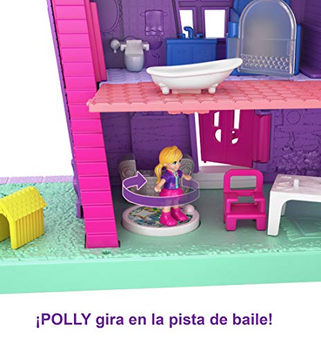 Polly Pocket Casa de muñecas de juguete con accesorios (Mattel GFP42)