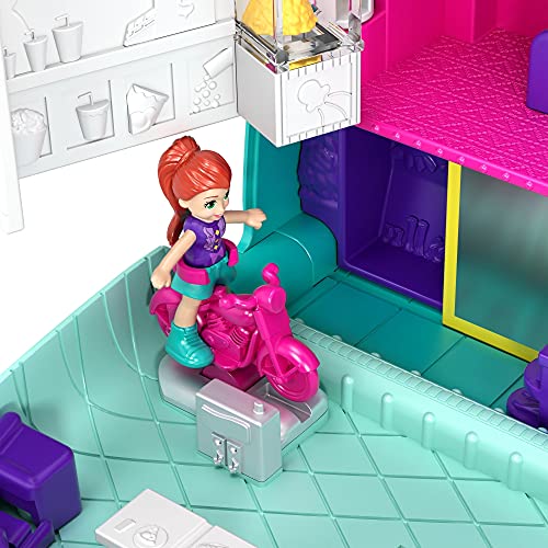 Polly Pocket Cofre Bolso Shopping, Muñeca con Accesorios (Mattel GCJ86) , color/modelo surtido