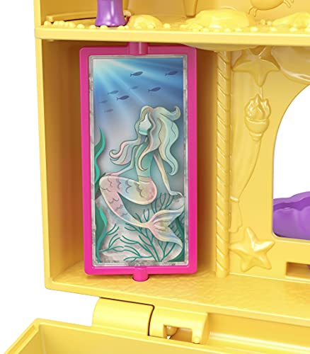 Polly Pocket Cofre Castillo de Arena, muñeca con accesorios (Mattel GCJ87) , color/modelo surtido