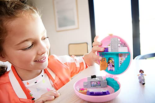 Polly Pocket Cofre Donut Sorpresa, Muñeca con Accesorios (Mattel GDK82)