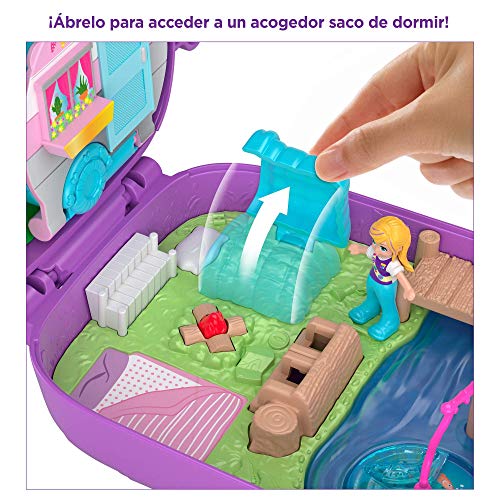 Polly Pocket Cofre En Forma de Búho con Muñecas y Accesorios, Juguete +4 Años (Mattel Gkj47)