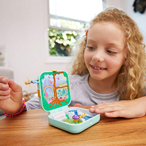 Polly Pocket Cofre Mundo Sorpresa Unicornios, Muñecas con Accesorios (Mattel GDK79) , color/modelo surtido