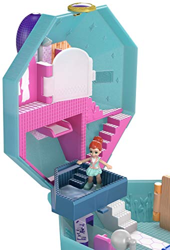 Polly Pocket Cofre Perfume Spa, Muñeca con Accesorios (Mattel GDK81)