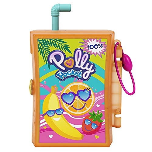 Polly Pocket Estuche Safari por la Selva, Multicolor (Mattel GKJ53)