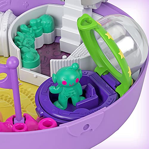 Polly Pocket Estuche Saturn Space Explorer, Multicolor (Mattel GKJ51)