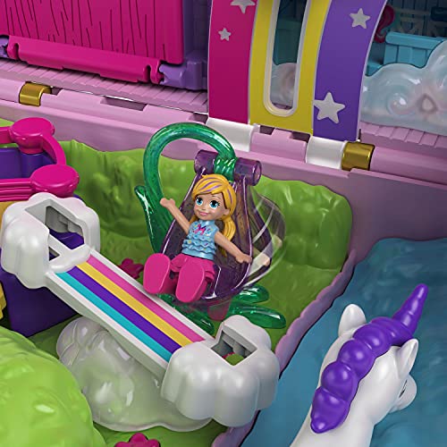 Polly Pocket Fiesta del Unicornio, Multicolor (Mattel GVL88)