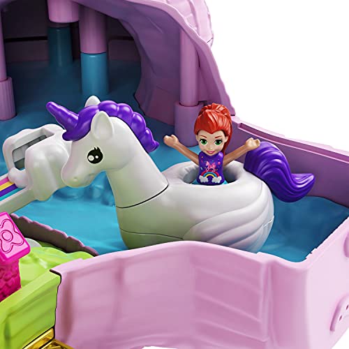 Polly Pocket Fiesta del Unicornio, Multicolor (Mattel GVL88)