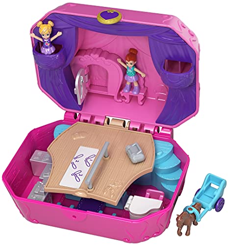 Polly Pocket GCJ88 Pocket World Ballet Compact Play Set, Multi-Colour