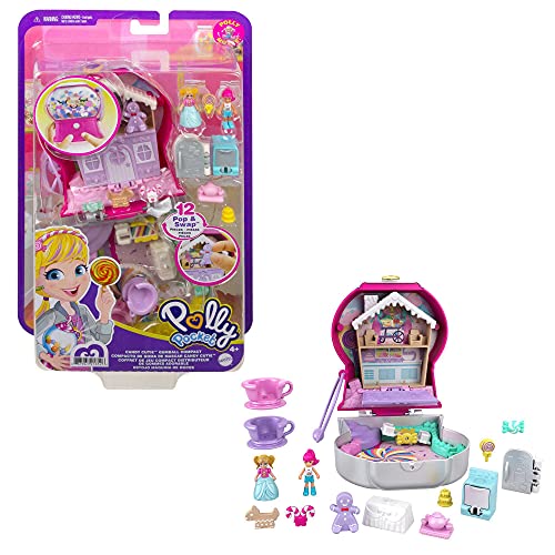 Polly Pocket Máquina de chicles, muñeca con accesorios, juguete +4 años (Mattel GTN23)