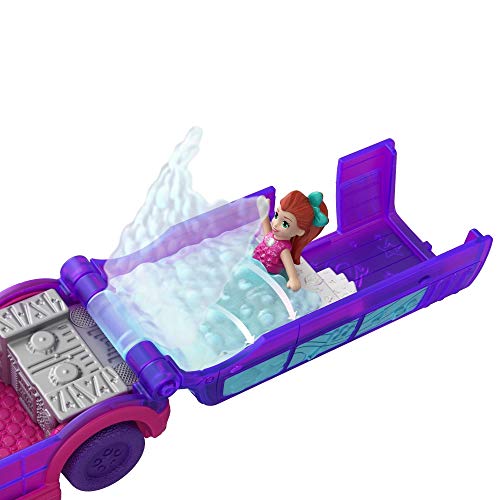 Polly Pocket Pollyville Party Limo with Play Areas, Lila Doll & More