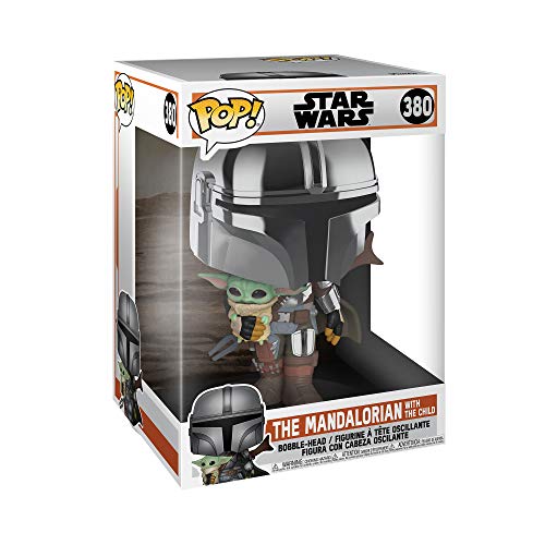 Pop! Star Wars:Mandalorian-10 Mandalorian (w/Chrome Armour)