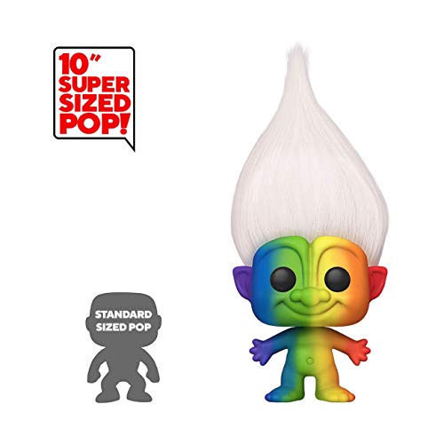 Pop! Trolls: Trolls Classic- 10" Troll Multicolored Hair w/Chase