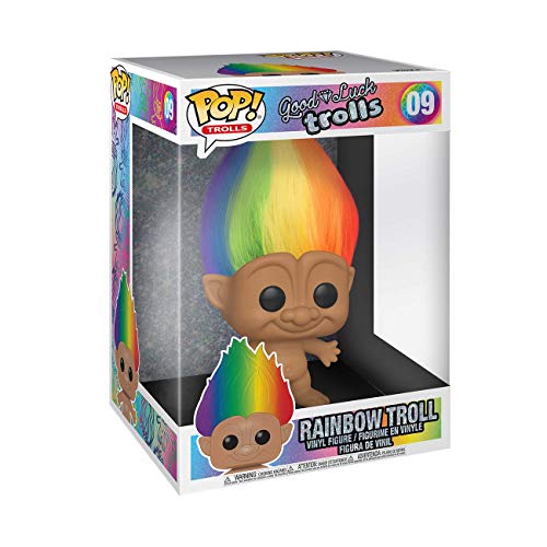 Pop! Trolls: Trolls Classic- 10" Troll Multicolored Hair w/Chase