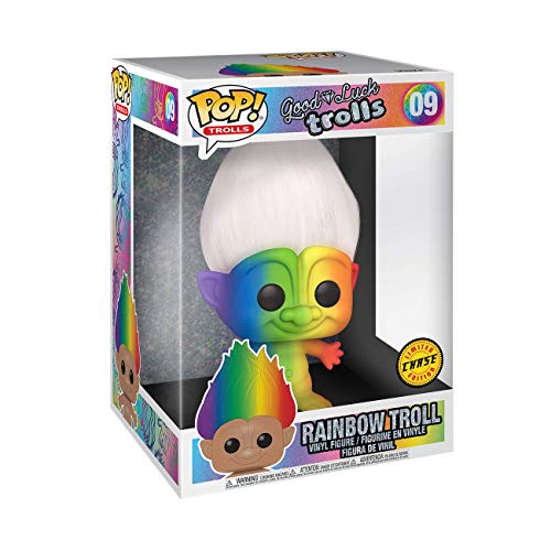 Pop! Trolls: Trolls Classic- 10" Troll Multicolored Hair w/Chase