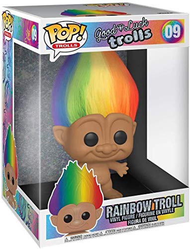 Pop! Trolls: Trolls Classic- 10" Troll Multicolored Hair w/Chase