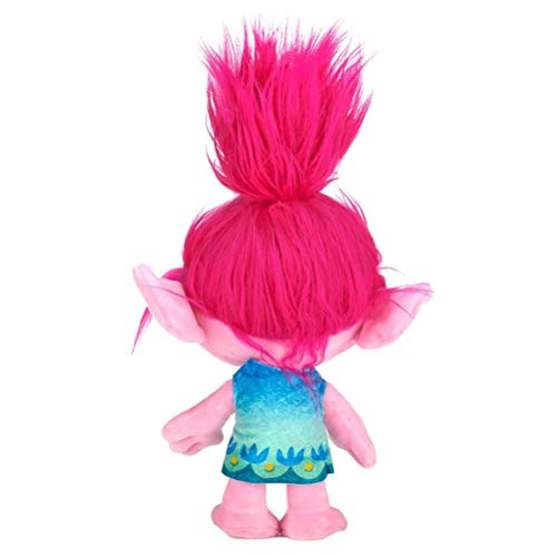 Posh Paws 37399 Trolls World Tour - Peluche de Amapola (25 cm), Multicolor