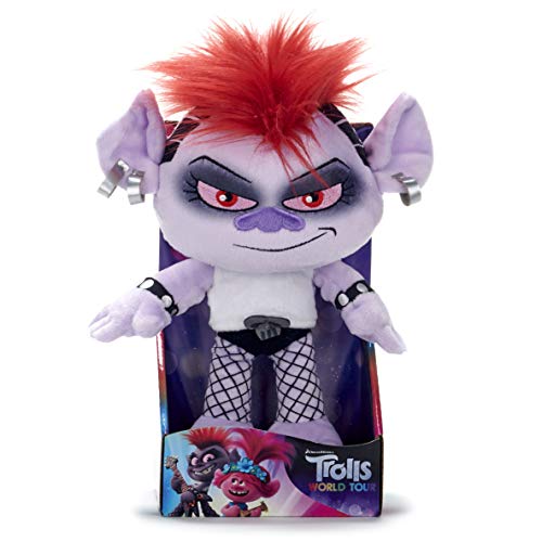 Posh Paws - Peluche de Reina Barb de la película Trolls 2, 25cm, Modelo 37445, Multicolor