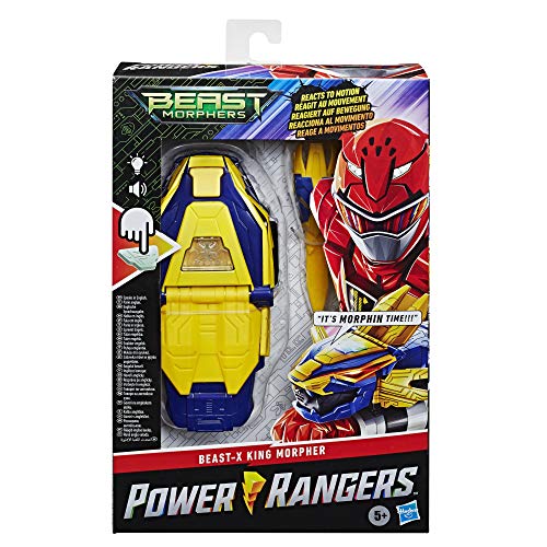 Power Rangers Beast Morphers Beast-X King Morpher - Juego de rol electrónico con Luces reactivas y Sonidos inspirados en el Programa de televisión