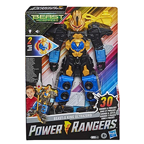 Power Rangers Beast Morphers Beast-X King Ultrazord - Figura de acción de 31,5 cm Inspirada en el Programa de televisión Power Rangers con Accesorios