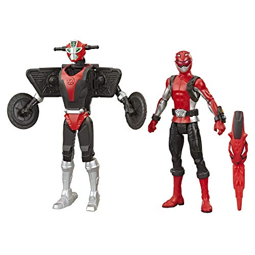 Power Rangers Beast Morphers Figuras 15 Cm Ranger Rojo Y Morphin Cruise Beastbot (Hasbro E73245X0)