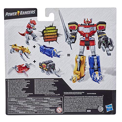 Power Rangers Mighty Morphin Mastodon Dinozord y Pterodactyl Dinozord Toy 2-Pack Figuras de acción Parte de Dino Megazord para niños a Partir de 4 años