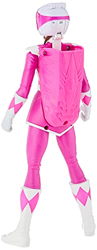 Power Rangers Mighty Morphin Pink Ranger Morphin Hero - Figura de acción de 12 Pulgadas con Accesorio, Inspirado en el Programa de televisión