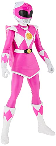 Power Rangers Mighty Morphin Pink Ranger Morphin Hero - Figura de acción de 12 Pulgadas con Accesorio, Inspirado en el Programa de televisión