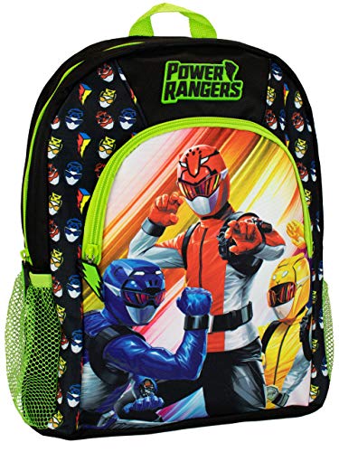 Power Rangers Mochila para Niños Negro