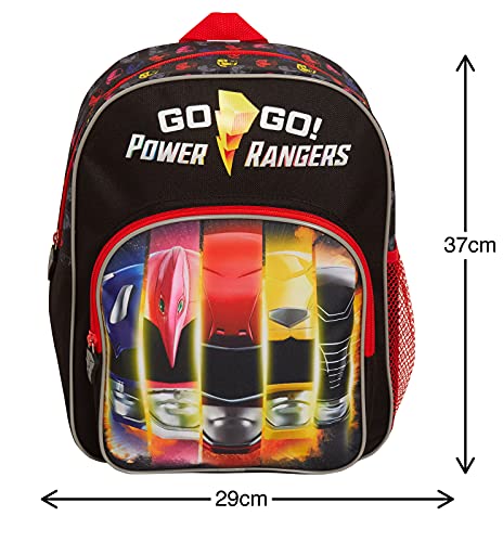 Power Rangers Mochila para niños y niñas, héroe de viaje, mochila para el almuerzo escolar