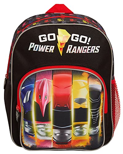 Power Rangers Mochila para niños y niñas, héroe de viaje, mochila para el almuerzo escolar