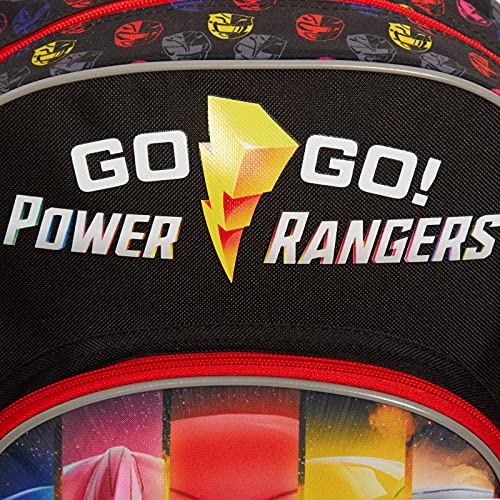 Power Rangers Mochila para niños y niñas, héroe de viaje, mochila para el almuerzo escolar