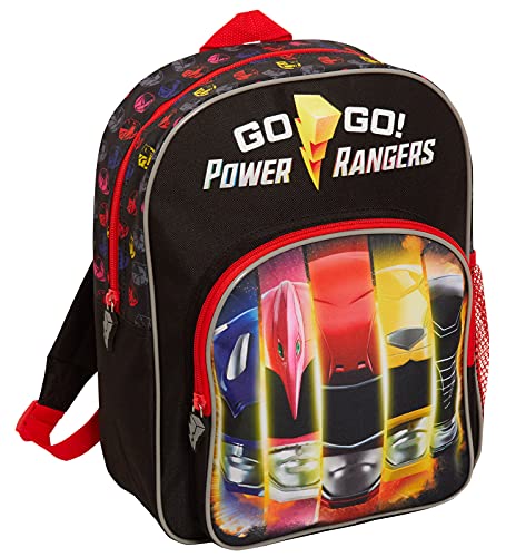 Power Rangers Mochila para niños y niñas, héroe de viaje, mochila para el almuerzo escolar