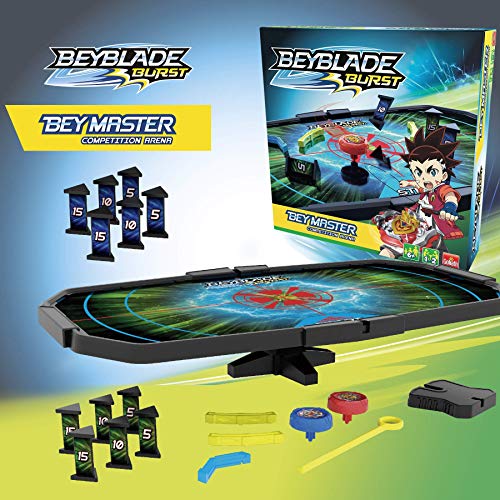 Pressman-Beyblade Burst Arena Competición ¡Gira, lanza tu peonza y golpea los pilares para ganar puntos, multicolor (Goliath Games 108699) , color/modelo surtido