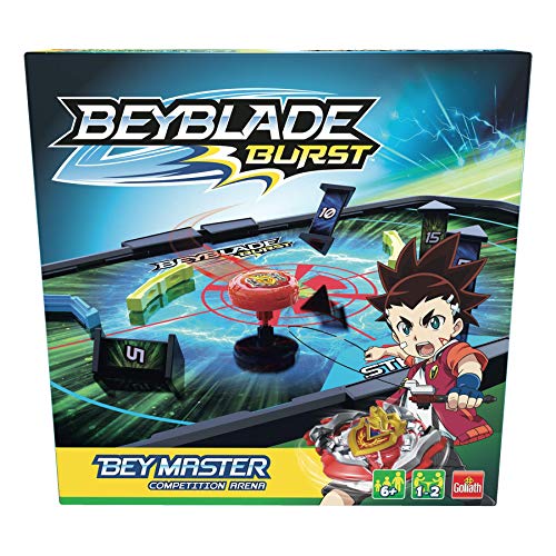 Pressman-Beyblade Burst Arena Competición ¡Gira, lanza tu peonza y golpea los pilares para ganar puntos, multicolor (Goliath Games 108699) , color/modelo surtido