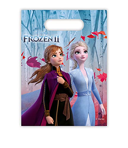 Procos-PR91130 Bolsas de Regalo Frozen 2-6 Piezas, Color surtido (91130P)