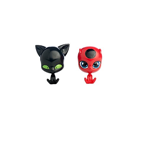 Prodigiosa: Las aventuras de Ladybug - Pack 2 muñecas Ladybug y Cat Noir (Bandai 39810)