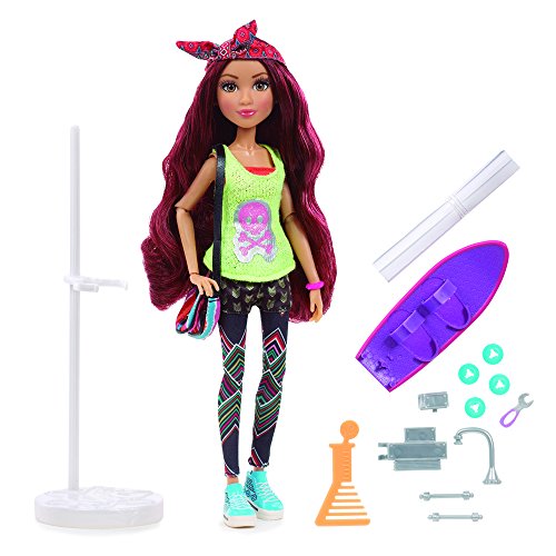 Project MC2 Muñeca con experimento, Camryn Coyle y su skateboard (Famosa 700013212)