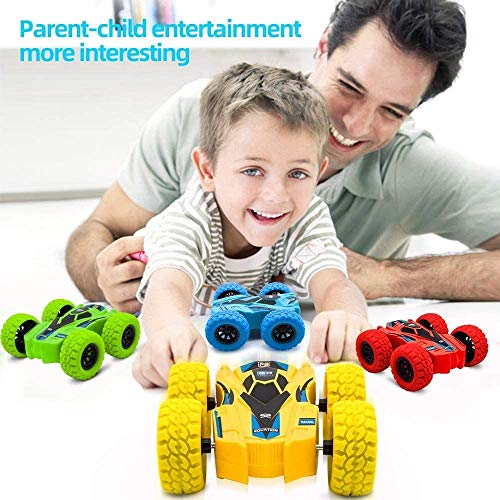 Pull Back Car, 360 Rotating Stunt Off Road Cars Toys,3-8 Years Old Boys and Girls Car Toys Best Gift