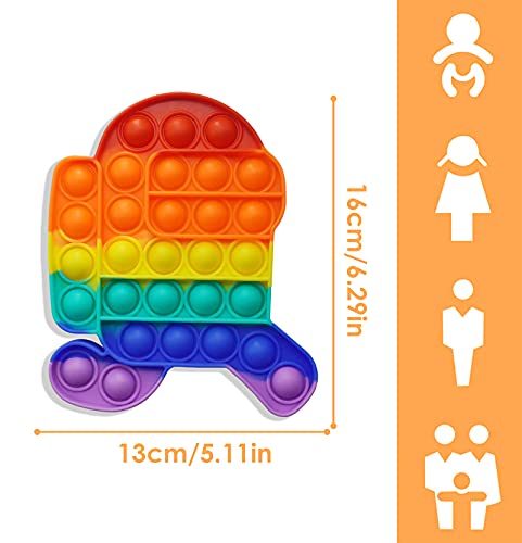 Push Pop Bubble Sensory Fidget Toy Stress Relief Special Needs Silent Classroom for Kids Adults Relief Finger Toys Autismo Necesidades Especiales Aliviador del Antiestré del Juguetes Sensorial Fidget