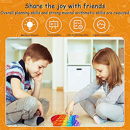 Push Pop Bubble Sensory Fidget Toy Stress Relief Special Needs Silent Classroom for Kids Adults Relief Finger Toys Autismo Necesidades Especiales Aliviador del Antiestré del Juguetes Sensorial Fidget