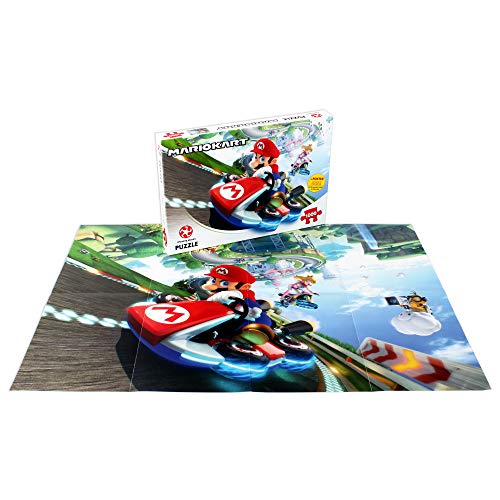 Puzle de 1000 Piezas de Mario Kart Funracer - Top Trumps - Rompecabezas para Niños y Adultos